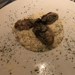 KATSUO  - カキの味噌クリームリゾット　890円。
