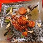 和創グリル てっぺん - あん肝ときのこのバターソテー