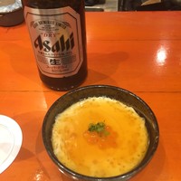 魚竹 - お通し  茶碗蒸しの餡掛け