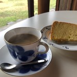 マグ・デ・カフェオレ(シフォンケーキ付き)800円