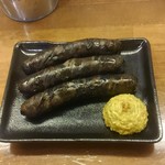 浜焼き・海鮮バル魚魚カルチョ - イカ墨ソーセージ