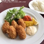 レストランフリアンディーズ - ランチ：牡蠣フライ（期間限定）