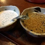 仁亭 - 2種類のドレッシング