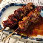 やきとり 上野文楽 - 2018.4 からしタレです