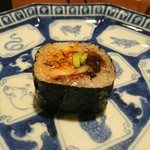 鮨 さいとう - ぜいたく巻き　→　海老にきゅうり、かんぴょう他を巻きに