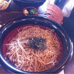 春月庵 - 蕎麦（三枚）3玉分の量ですが、これがペロリと無くなったw