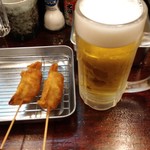 串カツ専門店 馬力 - ぎょうざで中生をもう一杯