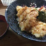 谷町 一味禅 - エビとり天丼（￥900）