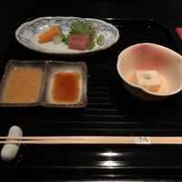 和食 浮橋 - 〈先付〉季節物〈造り〉二種盛り