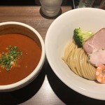 つけ麺一燈 - 海老トマトつけ麺(3)