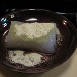 西国御領　風羅坊 - 「十割盛りそば」に付いてきた葛餅