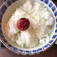 京料理 熊魚菴 たん熊北店 横浜ホテルニューグランド店 - 梅干しをのっけたごはん