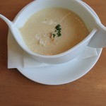 味の郷 こばりどん - ごぼうのスープ