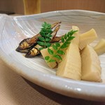 日本料理 たぐち - 筍と稚魚