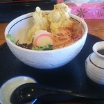 うどん松もと - とり天おろしぶっかけ冷800円 ワサビ