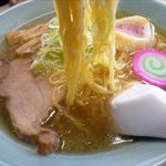 まつや食堂 - 塩ラーメンの麺