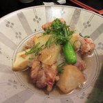 Kuzushi Kappou Bentenya - 大山鶏と新じゃがのみぞれ煮アップ2018.04.10
