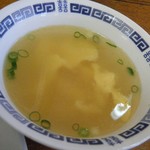 中華 軽食 李花 - トンカツランチ（玉子スープ）