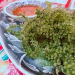 Okinawa Izakaya Paradaisu - 今日は暖かいですね☀️♪木曜日のパラダヰスはゴーヤーチャンプルとプチプチ海ぶどうが半額デー！！！