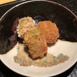 夢うさぎ - うなぎ、新玉ねぎ、新生姜の揚げ物