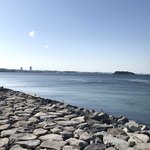 リバーストーン - いつもの江ノ島でなく猿島