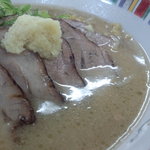 麺屋 彩未 - 味噌チャーシューのアップ　【　２０１１年６月　】