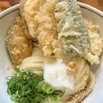 手打ちうどん寺屋  - ぶっかけ天ぷら（冷）アップ。