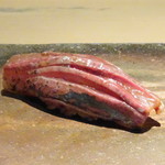 菊鮨 - ◆鯵・・身が厚く旨みを感じる品。