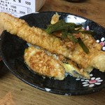 谷町 一味禅 - 海老穴子天丼（穴子天1個、海老天2個）（￥900）