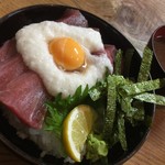 谷町 一味禅 - マグロ山かけ丼（￥900）