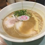 布施 細見商店 - 鶏豚骨らーめん（￥700）