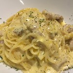 MILLE FIORI - パンチェッタとレモンのカルボナーラ