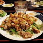 紅太陽 - 油淋鶏ランチ定食