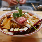 自家製麺 くろ松 - 本日限定 煮干そば（松）