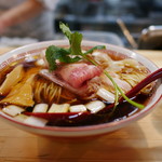 自家製麺 くろ松 - 本日限定 煮干そば（松）