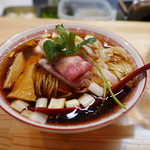 自家製麺 くろ松 - 本日限定 煮干そば（松）
