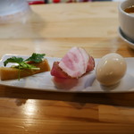 自家製麺 くろ松 - 特級 白醤油つけ麺