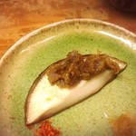 旬鮮味処 かつら - 椎茸にふきのとう味噌を…(*´艸`*)