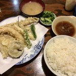 天婦羅 うえじま - 特上天麩羅定食