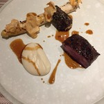 SUGALABO - 仙台 黒毛和牛、モリーユ茸、ホワイトアスパラガス