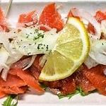 Marinated smoked salmon (Western style)