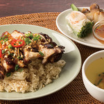 Chicken rice “Comgar” set meal