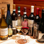 A variety of delicious red, white, bubble, and Organic Food wines.