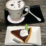 仏果堂 - カフェソルトモカ、チョコレートタルト