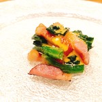 嵯助 - ほうれん草のサラダ