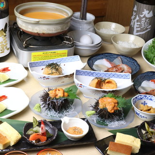 海栗専門店ならではの至極の味わいと驚きコスパ◇多彩なコース