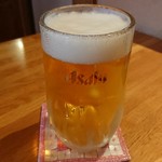 かいせき あづま路 - 生ビール。