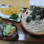 青葉 直利庵 - 天大ざる（￥1.200）