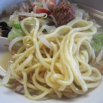 長崎ちゃんぽん・皿うどん 球磨 - 麺が太硬い