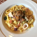 パパス ママス - 料理写真:生ウニのクリームフィトチーネ1360円